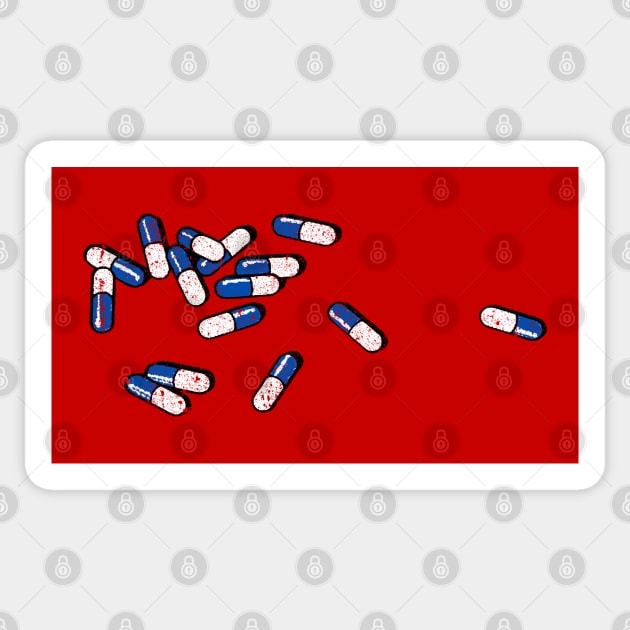 Capsules Sticker by huckblade